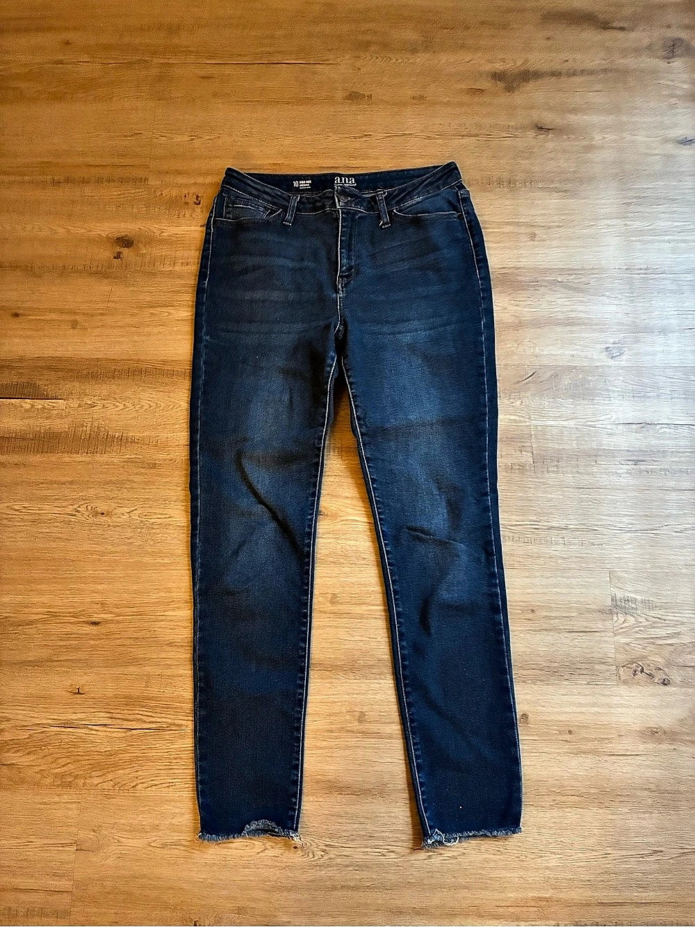 a.n.a high Rise Skinny Ankle Jeans Blue